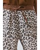 Γυναικεία λεοπάρ παντελόνα με λάστιχο - Eight 63-5026