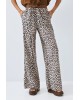 Γυναικεία λεοπάρ παντελόνα με λάστιχο - Eight 63-5026