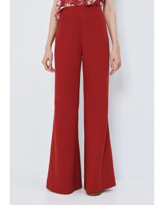 Γυναικεία ψηλόμεση wide leg παντελόνα - Access 63-5010