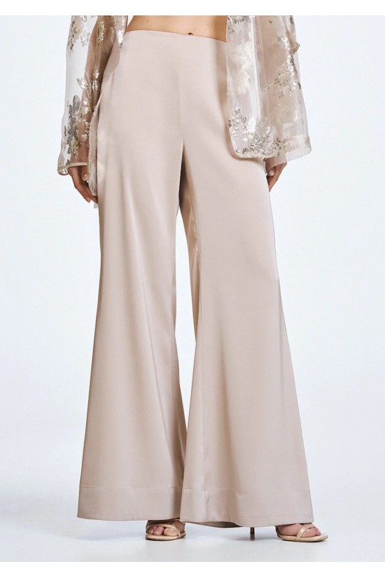 Γυναικεία ψηλόμεση σατέν παντελόνα - Access 63-5034