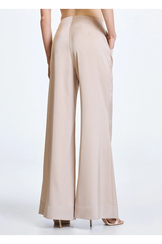 Γυναικεία ψηλόμεση σατέν παντελόνα - Access 63-5034