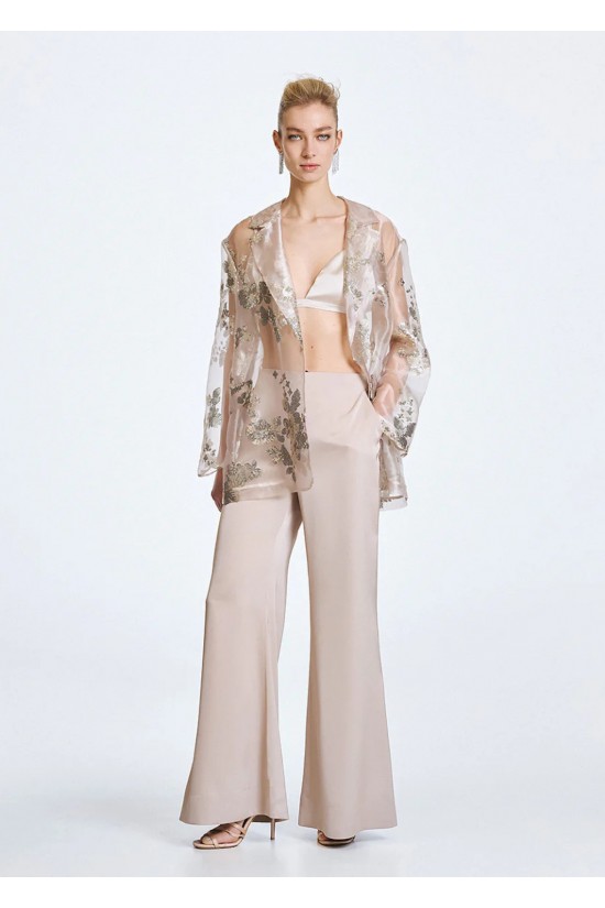 Γυναικεία ψηλόμεση σατέν παντελόνα - Access 63-5034