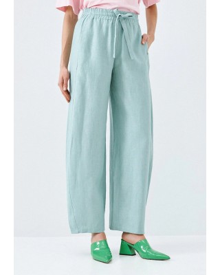 Γυναικείο barrel παντελόνι με λάστιχο - Eight 63-5004