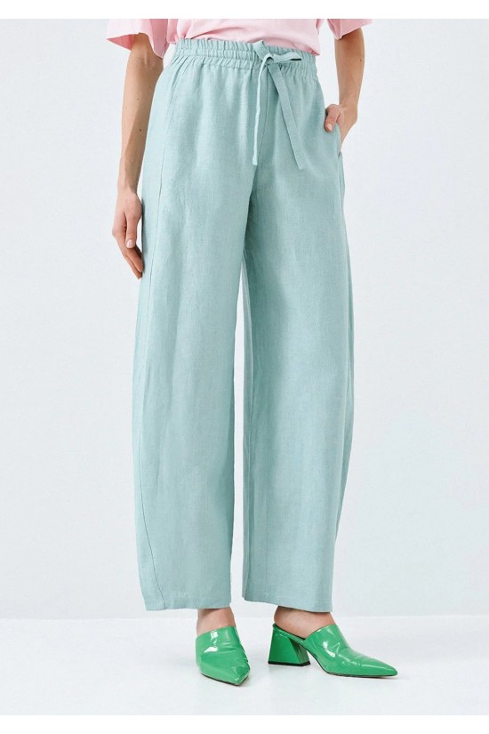 Γυναικείο barrel παντελόνι με λάστιχο - Eight 63-5004