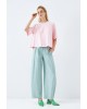 Γυναικείο barrel παντελόνι με λάστιχο - Eight 63-5004