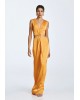 Γυναικείο μάξι πορτοκαλί φόρεμα cut out - Spell 63-3310 Γυναικείο μάξι πορτοκαλί φόρεμα cut out - Spell 63-3310