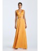 Γυναικείο μάξι πορτοκαλί φόρεμα cut out - Spell 63-3310 Γυναικείο μάξι πορτοκαλί φόρεμα cut out - Spell 63-3310