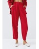 Γυναικείο κόκκινο carrot παντελόνι με λάστιχο - Eight 63-5051 Γυναικείο κόκκινο carrot παντελόνι με λάστιχο - Eight 63-5051