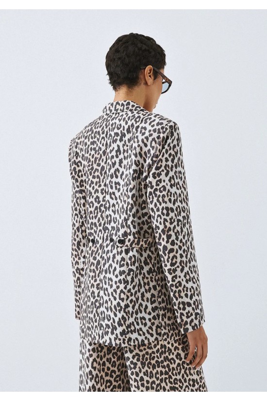 Γυναικείο λεοπάρ σακάκι - Eight 63-1055