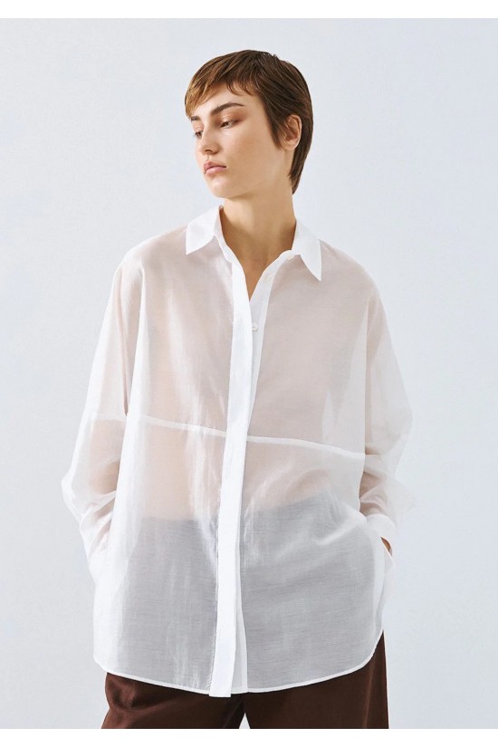 Γυναικείο πουκάμισο με διακοσμητικές ραφές - Access 63-7071