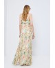 Γυναικείο μάξι φλοράλ φόρεμα με βολάν - Spell 63-3414 Γυναικείο μάξι φλοράλ φόρεμα με βολάν - Spell 63-3414