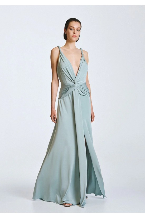 Γυναικείο μάξι φόρεμα με κόμπο - Access 63-3331