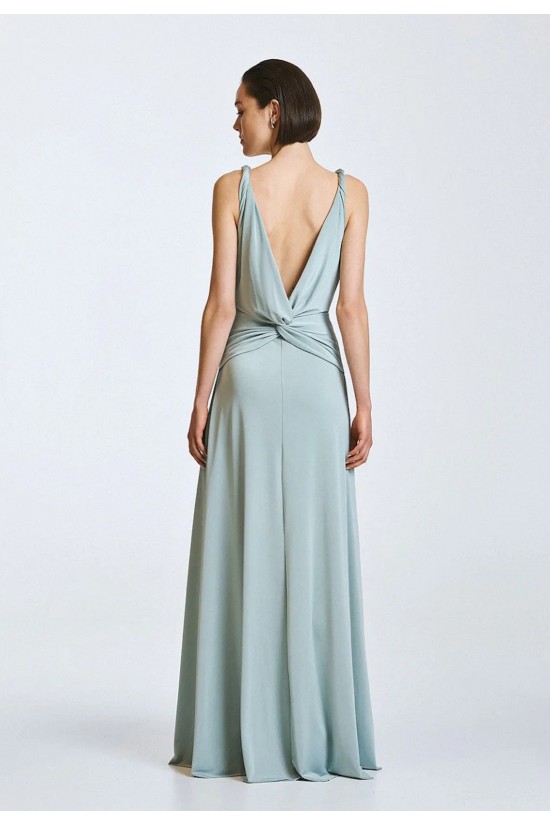 Γυναικείο μάξι φόρεμα με κόμπο - Access 63-3331