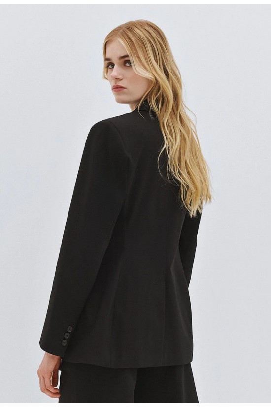 Γυναικείο μαύρο σακάκι - Access 63-1003