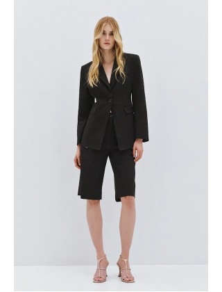Γυναικείο μαύρο σακάκι - Access 63-1003