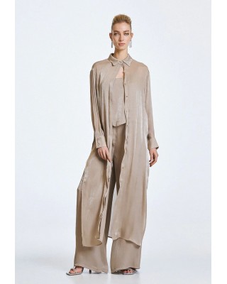 Γυναικείο μίντι σεμιζιέ φόρεμα - Access 63-3349