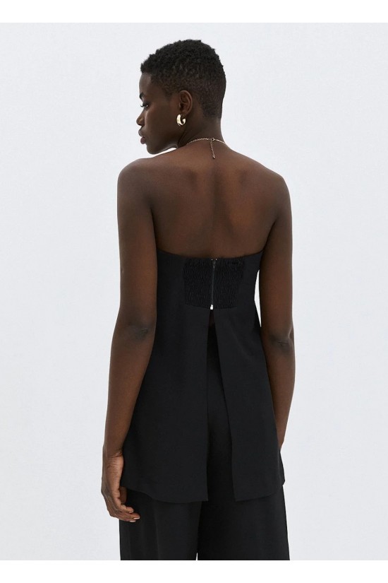 Γυναικείο μαύρο στράπλες τοπ - Access 63-2100