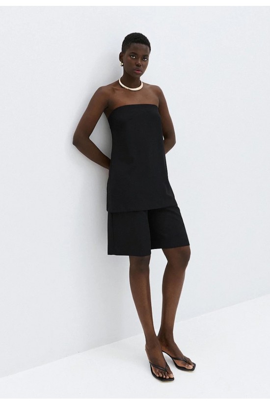 Γυναικείο μαύρο στράπλες τοπ - Access 63-2100