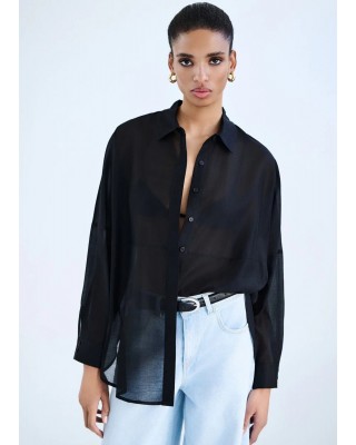 Γυναικείο πουκάμισο με διακοσμητικές ραφές - Access 63-7071