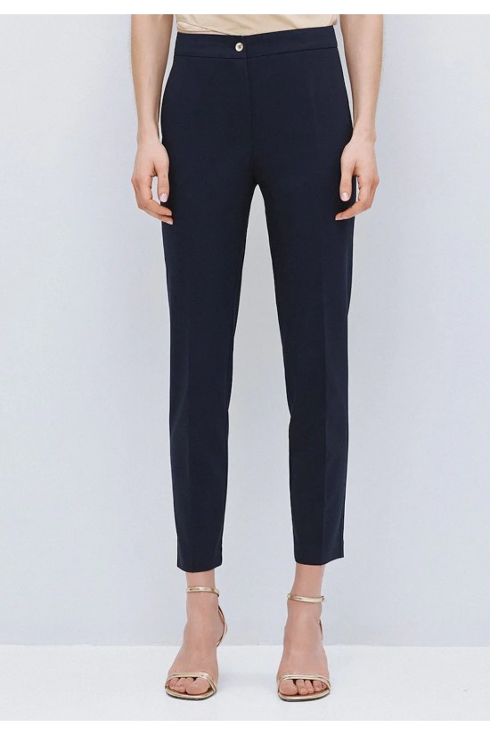 Γυναικείο μπλε ίσιο παντελόνι - Access 63-5145 Γυναικείο μπλε ίσιο παντελόνι - Access 63-5145