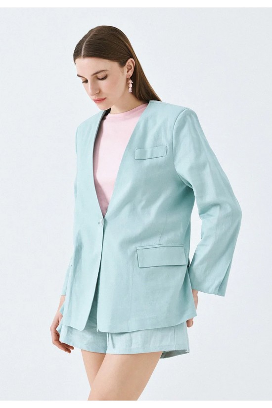 Γυναικείο σακάκι χωρίς πέτο - Eight 63-1048