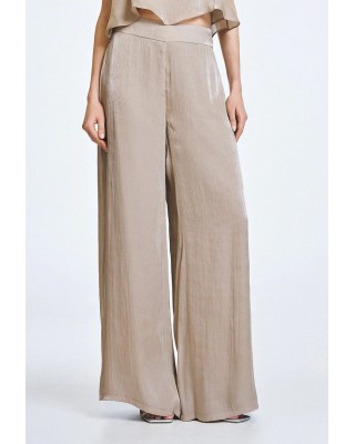 Γυναικεία ψηλόμεση wide leg παντελόνα - Access 63-5062