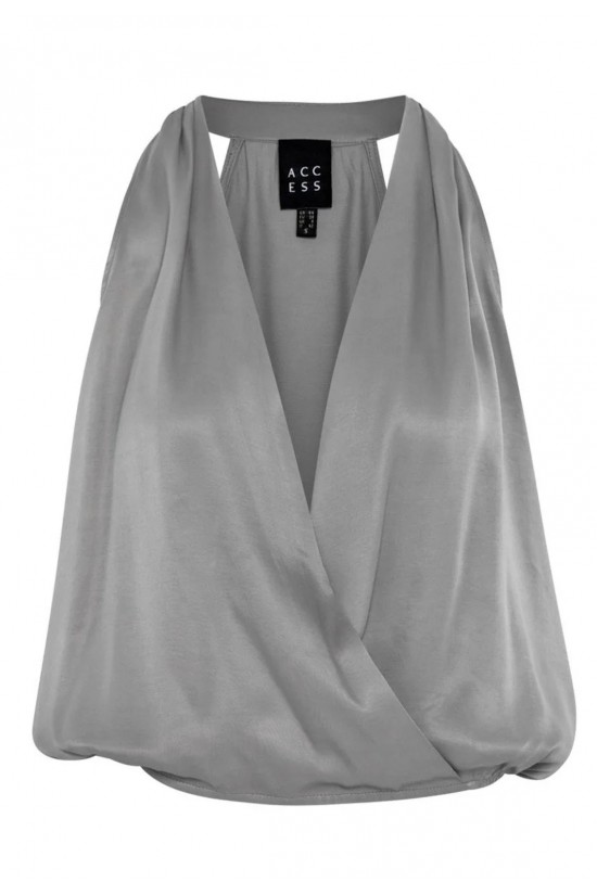 Γυναικεία αμάνικη halter μπλούζα - Access 63-2150