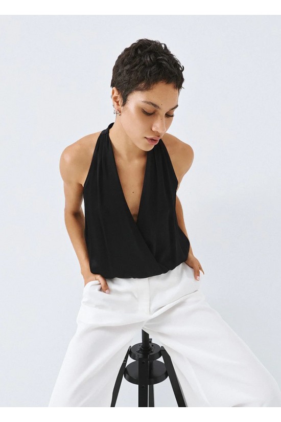 Γυναικεία αμάνικη halter μπλούζα - Access 63-2150