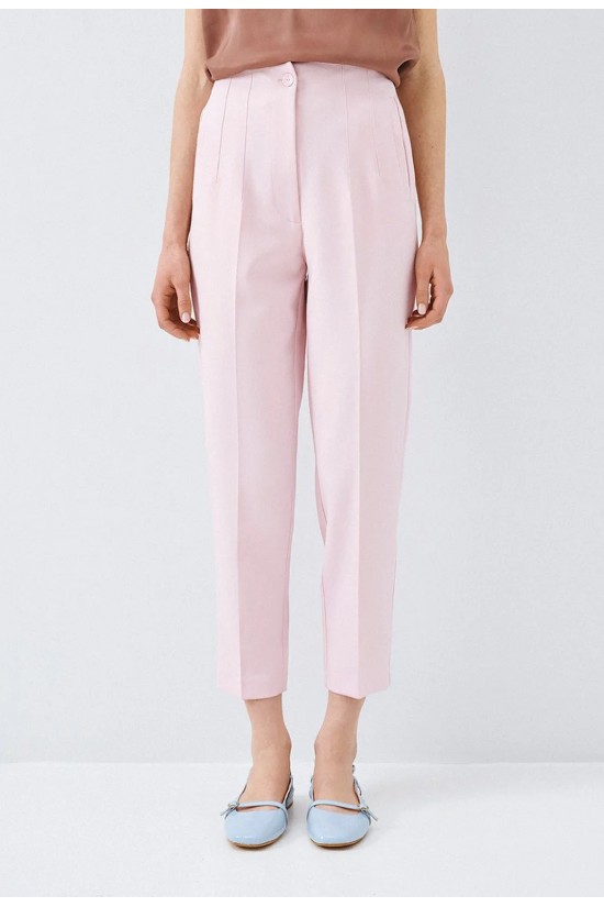Γυναικείο ροζ ψηλόμεσο παντελόνι - Spell 63-5132