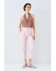 Γυναικείο ροζ ψηλόμεσο παντελόνι - Spell 63-5132
