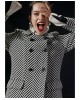 Short Coat with Herringbone pattern - W2-9017 Short Coat with Herringbone pattern - W2-9017
