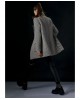 Short Coat with Herringbone pattern - W2-9017 Short Coat with Herringbone pattern - W2-9017