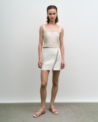 Μπλούζα τοπ με glitter - 33-2045