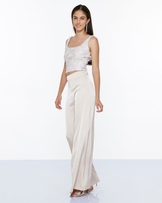 Μπλούζα τοπ δαντέλα - 33-2181