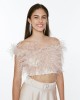 Satin bodice with feathers -33-2017 Satin bodice with feathers -33-2017
