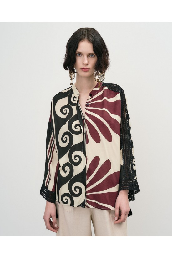 Tress printed shirt -33-7038 Tress printed shirt -33-7038