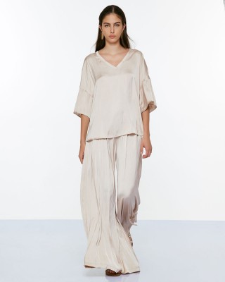Μπλούζα σατέν oversized -33-2210