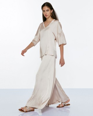 Μπλούζα σατέν oversized -33-2210