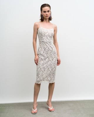 Φόρεμα pencil με δαντέλα -33-3329 Φόρεμα pencil με δαντέλα -33-3329