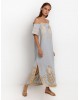 Long bohemian Off-DShoulder Dress Greek Archaic Kori - S22K-230361 Long bohemian Off-DShoulder Dress Greek Archaic Kori - S22K-230361