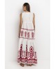 Sleeveless Maxi dress details – Greek Archaic Kori S22K-230371 Sleeveless Maxi dress details – Greek Archaic Kori S22K-230371