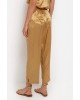 Satin pants with elastic - Greek Archaic Kori S22K-110031 Satin pants with elastic - Greek Archaic Kori S22K-110031
