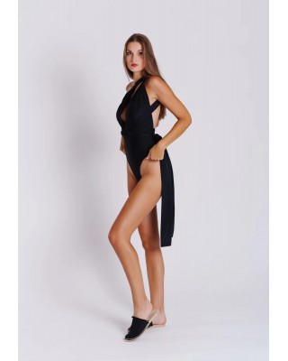 Γυναικείο μαύρο πολυμορφικό μαγιό - Collectiva Noir Zoe Swimsuit CN140E03SWM Γυναικείο μαύρο πολυμορφικό μαγιό - Collectiva Noir Zoe Swimsuit CN140E03SWM