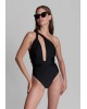 Γυναικείο μαύρο πολυμορφικό μαγιό - Collectiva Noir Zoe Swimsuit CN140E03SWM Γυναικείο μαύρο πολυμορφικό μαγιό - Collectiva Noir Zoe Swimsuit CN140E03SWM