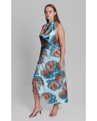 Γυναικεία σατέν φούστα με μοτίβο - Collectiva Noir Adiope p Skirt 