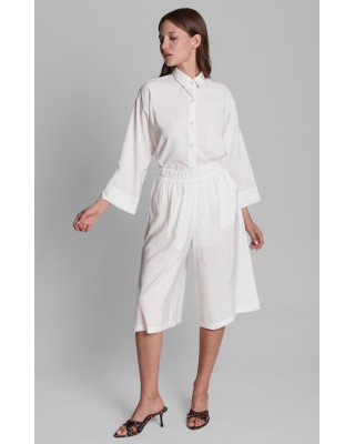 Γυναικεία λευκή βερμούδα - Collectiva Noir Rona vermuda