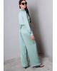Γυναικεία πράσινη σατέν παντελόνα - Collectiva Noir Costa Pants CN140N04SAT Γυναικεία πράσινη σατέν παντελόνα - Collectiva Noir Costa Pants CN140N04SAT