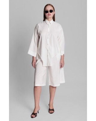 Γυναικείο λευκό πουκάμισο - Collectiva Noir Eora Shirt