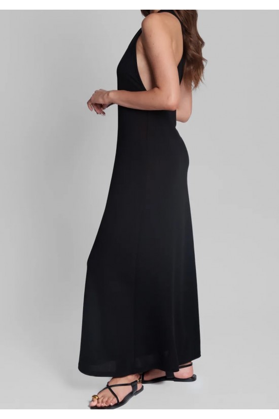 Γυναικείο μαύρο πλεκτό φόρεμα - Collectiva Noir Lamy Dress CN140D03KNL Γυναικείο μαύρο πλεκτό φόρεμα - Collectiva Noir Lamy Dress CN140D03KNL