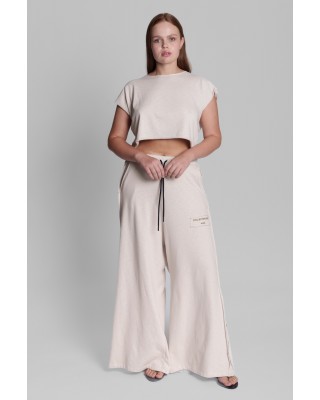 Γυναικείο μπεζ παντελόνι φόρμα - Collectiva Noir Addison Pants